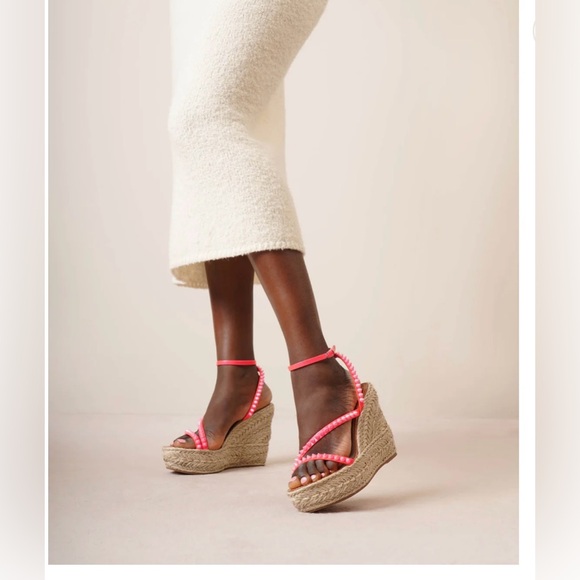 Christian Louboutin MAFALDINA ZEPPA Spiked Platform Wedge Heel Sandal Shoes - Picture 13 of 15